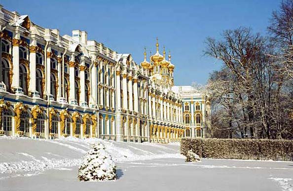 El Palacio de Catalina (donde se encuentra la sala de ambar)